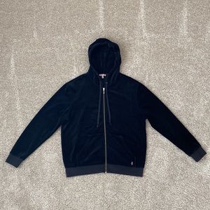 Juicy Couture Velour Hooded Zip Up Jacket